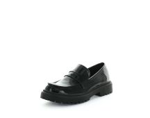 WILDE Women's SHERLEE Loafers / Slip ons Black Patent Shoe 41EU