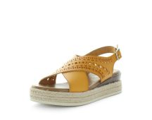 WILDE Women's SOLAF Sandals Mustard Shoe 39EU