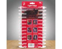 Light Clips for Fairy/Icicle Lights – 26 Pack