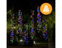 Solar 480 LED Cluster Chain Lights available in 2 Colors - Cool White