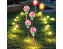 LED Candy Lollipop Path Lights 4pk