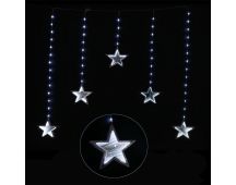 LED Infinity Stars Curtain Lights avaiable in 2 Colors - Warm White