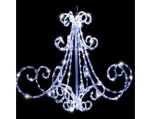 LED Acrylic Chandelier Flashing available in 2 colors - White