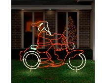 LED Flexi Strip Santa Motorbike Flash