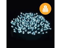 Solar 240 LED Fairy Lights – 11.9m, available in 4 Colors - Red White Green