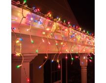 Battery Operated 200 LED Icicle Lights – Available in 2 Colors - Cool White