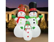 Airpower Snowman Family 3 pieces 240cm