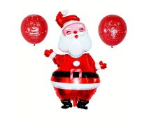 Large Santa Claus Aluminum Foil Balloon