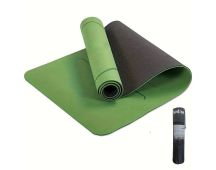 Sport TPE Yoga Mat Exercise Workout Mats Fitness Mat for Home Gym Green 6mm