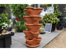 Single 5 Tier Extra Large Verandah Planter - Terracotta