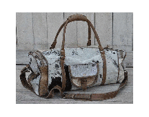 COWHIDE OVERNIGHT BAG