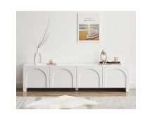 Dome White TV Unit