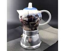 Afternoon Tea Vintage Porcelain Ceramic Italian Stove Top Espresso Coffee Maker 3-4Cups 200ml