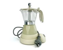 Latest Styles Electric Aluminum Espresso Moka Coffee Maker 3cups Italian Classic - Cream