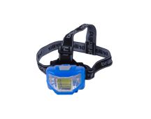 5 Mode Headlamp with COB LED Technology-Blue/Black - Black