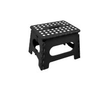 Stool Portable Plastic Foldable Chair Outdoor Bathroom Kitchen Adult Kids Black