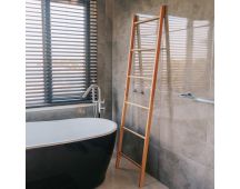 180cm 6 Steps Bamboo Towel Ladder