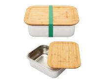 Clevinger Stainless Steel Bamboo Large Lunch Box 1200ml