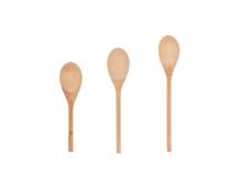 3pc Bamboo Cooking Spoon Set