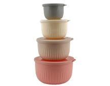 Cook Easy 4PC Round Nested Food Storage Set