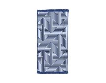 Rectangular Quick Dry Beach Towel with Tassel