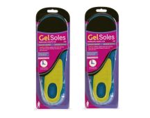 2Pairs of Orthotic Support Female Gel Insoles Size 6-10