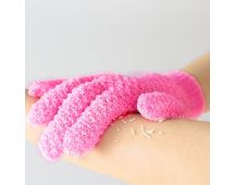 LIVING TODAY Exfoliating Gloves Pink