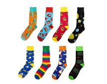 8 Pairs Fashion Novelty Funny Socks one Size 5-13 Men and Women Socks #3