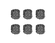 STAINLESS STEEL SCOURERS 6 PACK