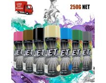 3PK 250g Spray Paint Can For Interior and Exterior 26 colours Fast Dry - Matt Black