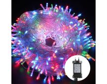 200 Low Voltage LED Fairy Lights 8 Function Memory Hold Christmas Decoration Multicolor