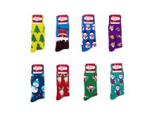 8 Pairs Assorted Colors Christmas Fashion Novelty Funny Socks One Size 5-13 Men Socks Women Socks