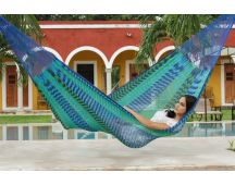 Outdoor undercover cotton Mayan Legacy hammock King size Caribe