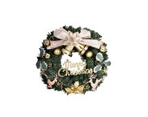 Jingle Jollys Christmas Wreath 60CM Garland Flowers Baubles Party Decorations