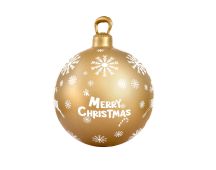 Jingle Jollys Christmas Inflatable Ball Bauble 60cm Outdoor Decoration Gold