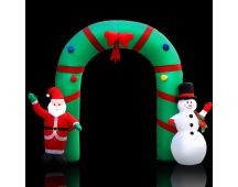 Jingle Jollys Christmas Inflatable Archwary 2.8M Illuminated Decorations