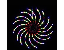 Jingle Jollys Christmas Lights 50cm Spin 128 LED Decorations